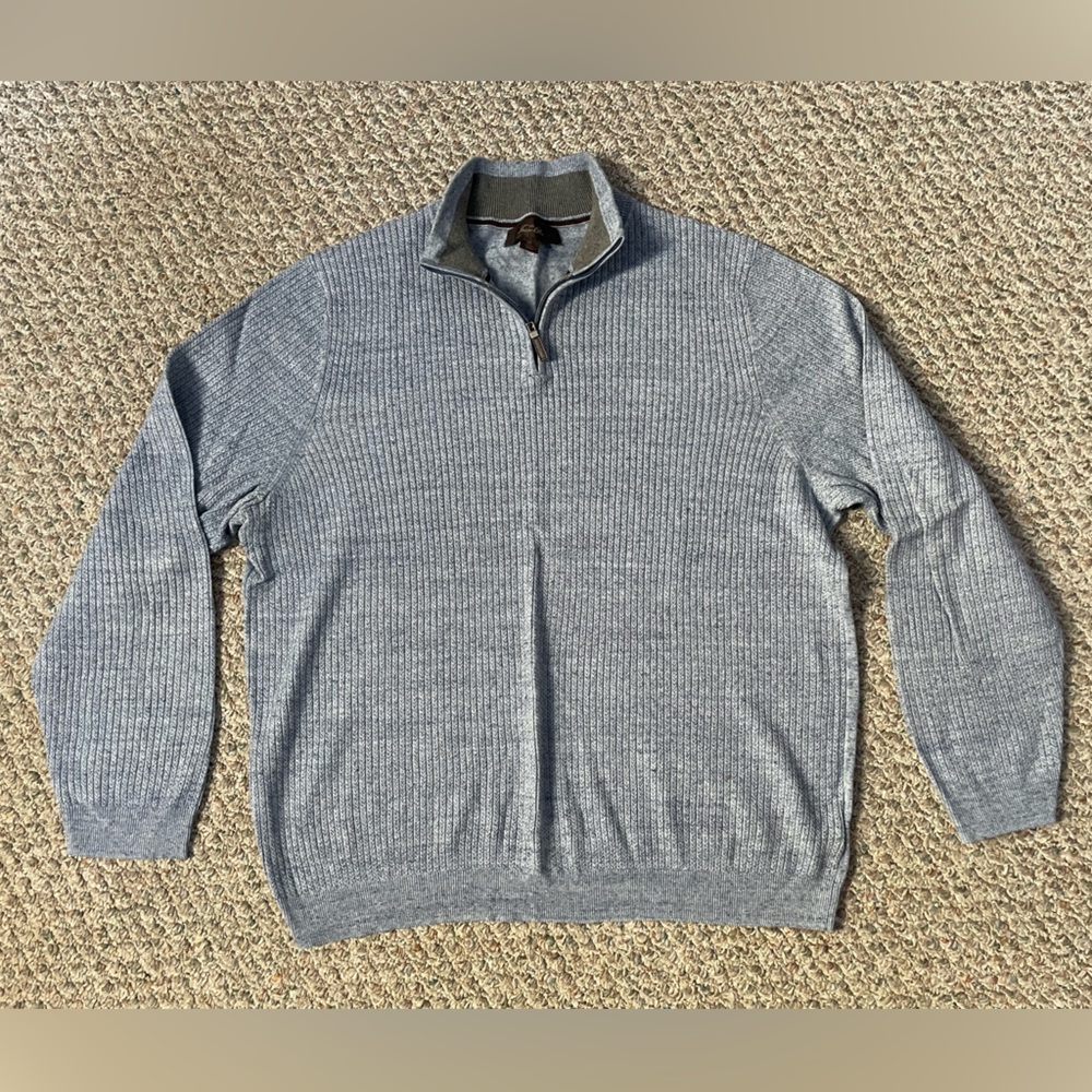 Men’s Blue Tasso Elba Sweater - SIZE XL